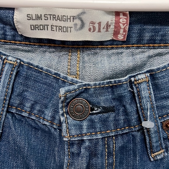 Levi’s 514 Men Slim Straight Leg Jeans Size W32 L34 - Picture 3 of 8